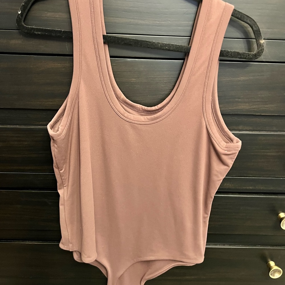 Brown Nuuds Tank Bodysuit